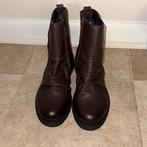 Women’s Clarks Brown Leather Boots